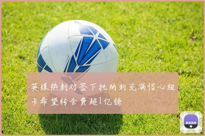 英媒热刺对签下托纳利充满信心纽卡希望转会费超1亿镑